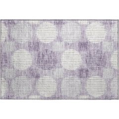Premium Machine Washable Mayfield AMF900 Purple 1'8" x 2'6" Rug