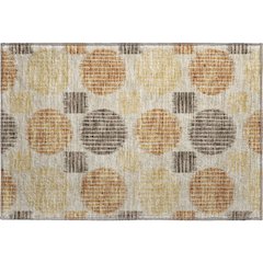 Premium Machine Washable Mayfield AMF900 Tan 1'8" x 2'6" Rug