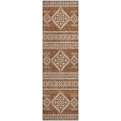 Premium Machine Washable Mayfield AMF901 Paprika 2'3" x 7'6" Runner Rug