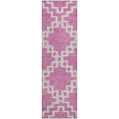 Premium Machine Washable Mayfield AMF902 Blush 2'3" x 7'6" Runner Rug