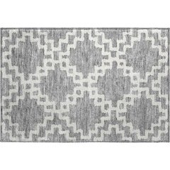 Premium Machine Washable Mayfield AMF902 Gray 1'8" x 2'6" Rug