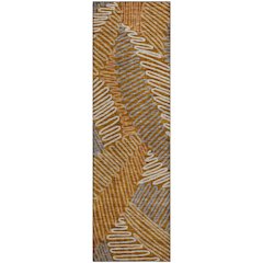 Premium Machine Washable Mayfield AMF904 Paprika 2'3" x 7'6" Runner Rug