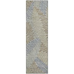 Premium Machine Washable Mayfield AMF904 Taupe 2'3" x 7'6" Runner Rug