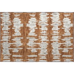 Premium Machine Washable Mayfield AMF905 Paprika 1'8" x 2'6" Rug