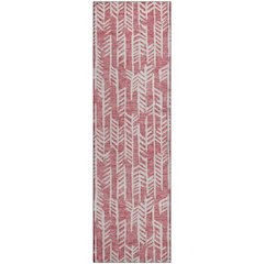 Premium Machine Washable Mayfield AMF906 Blush 2'3" x 7'6" Runner Rug