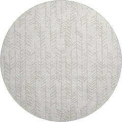 Premium Machine Washable Mayfield AMF906 Ivory 8' x 8' Round Rug