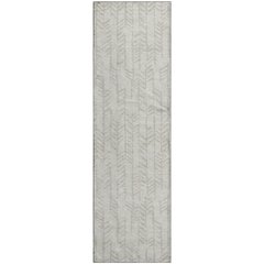 Premium Machine Washable Mayfield AMF906 Ivory 2'3" x 7'6" Runner Rug