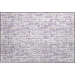 Premium Machine Washable Mayfield AMF906 Lavender 1'8" x 2'6" Rug