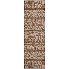 Premium Machine Washable Mayfield AMF907 Terracotta 2'3" x 7'6" Runner Rug