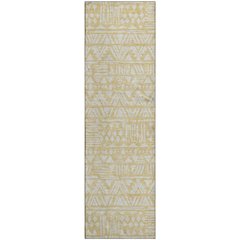 Premium Machine Washable Mayfield AMF907 Wheat 2'3" x 7'6" Runner Rug