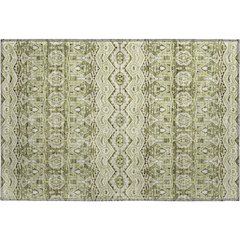 Premium Machine Washable Mayfield AMF909 Aloe 1'8" x 2'6" Rug