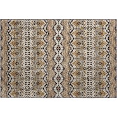 Premium Machine Washable Mayfield AMF909 Taupe 1'8" x 2'6" Rug