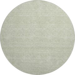 Premium Machine Washable Mayfield AMF910 Aloe 8' x 8' Round Rug