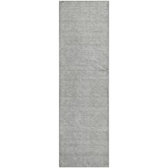 Premium Machine Washable Mayfield AMF910 Gray 2'3" x 7'6" Runner Rug