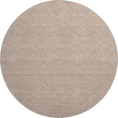 Premium Machine Washable Mayfield AMF910 Paprika 8' x 8' Round Rug