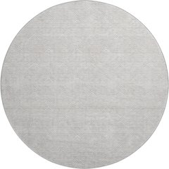 Premium Machine Washable Mayfield AMF910 Taupe 8' x 8' Round Rug