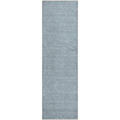 Premium Machine Washable Mayfield AMF910 Teal 2'3" x 7'6" Runner Rug