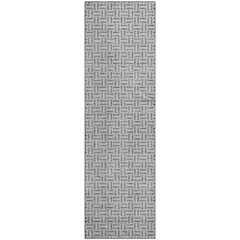 Premium Machine Washable Mayfield AMF911 Gray 2'3" x 7'6" Runner Rug