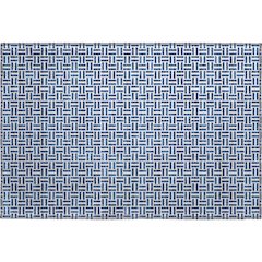 Premium Machine Washable Mayfield AMF911 Navy 1'8" x 2'6" Rug