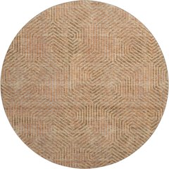 Premium Machine Washable Mayfield AMF912 Copper 8' x 8' Round Rug