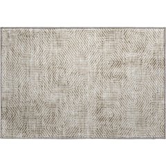 Premium Machine Washable Mayfield AMF912 Taupe 1'8" x 2'6" Rug
