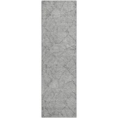 Premium Machine Washable Mayfield AMF913 Gray 2'3" x 7'6" Runner Rug