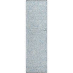 Premium Machine Washable Mayfield AMF913 Sky 2'3" x 7'6" Runner Rug