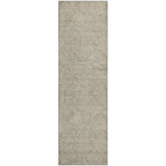 Premium Machine Washable Mayfield AMF913 Taupe 2'3" x 7'6" Runner Rug