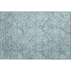 Premium Machine Washable Mayfield AMF913 Teal 1'8" x 2'6" Rug