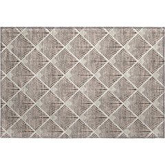 Premium Machine Washable Mayfield AMF914 Brown 1'8" x 2'6" Rug