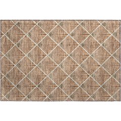 Premium Machine Washable Mayfield AMF914 Paprika 1'8" x 2'6" Rug