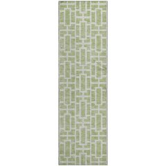 Premium Machine Washable Mayfield AMF916 Aloe 2'3" x 7'6" Runner Rug