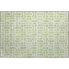 Premium Machine Washable Mayfield AMF916 Aloe 1'8" x 2'6" Rug