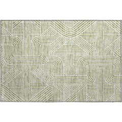 Premium Machine Washable Mayfield AMF917 Aloe 1'8" x 2'6" Rug