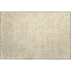 Premium Machine Washable Mayfield AMF917 Gold 1'8" x 2'6" Rug