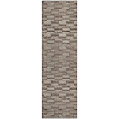 Premium Machine Washable Mayfield AMF918 Brown 2'3" x 7'6" Runner Rug