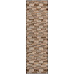 Premium Machine Washable Mayfield AMF918 Paprika 2'3" x 7'6" Runner Rug