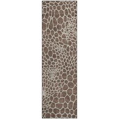 Premium Machine Washable Mayfield AMF919 Brown 2'3" x 7'6" Runner Rug