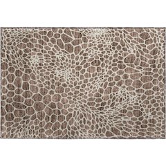 Premium Machine Washable Mayfield AMF919 Brown 1'8" x 2'6" Rug