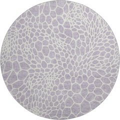 Premium Machine Washable Mayfield AMF919 Lilac 8' x 8' Round Rug