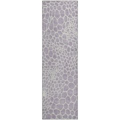 Premium Machine Washable Mayfield AMF919 Lilac 2'3" x 7'6" Runner Rug