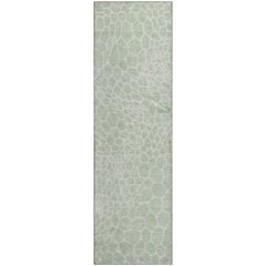 Premium Machine Washable Mayfield AMF919 Mint 2'3" x 7'6" Runner Rug