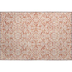 Premium Machine Washable Mayfield AMF920 Coral 1'8" x 2'6" Rug