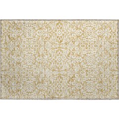 Premium Machine Washable Mayfield AMF920 Gold 1'8" x 2'6" Rug