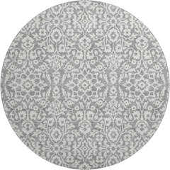 Premium Machine Washable Mayfield AMF920 Gray 8' x 8' Round Rug