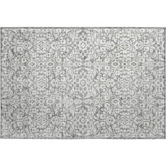 Premium Machine Washable Mayfield AMF920 Gray 1'8" x 2'6" Rug