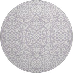 Premium Machine Washable Mayfield AMF920 Lavender 8' x 8' Round Rug