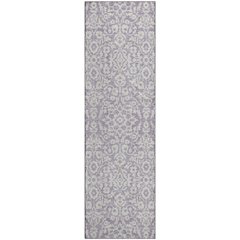 Premium Machine Washable Mayfield AMF920 Lavender 2'3" x 7'6" Runner Rug