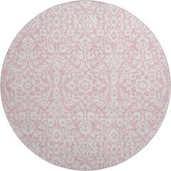 Premium Machine Washable Mayfield AMF920 Pink 8' x 8' Round Rug