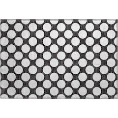 Premium Machine Washable Mayfield AMF921 Black 1'8" x 2'6" Rug
